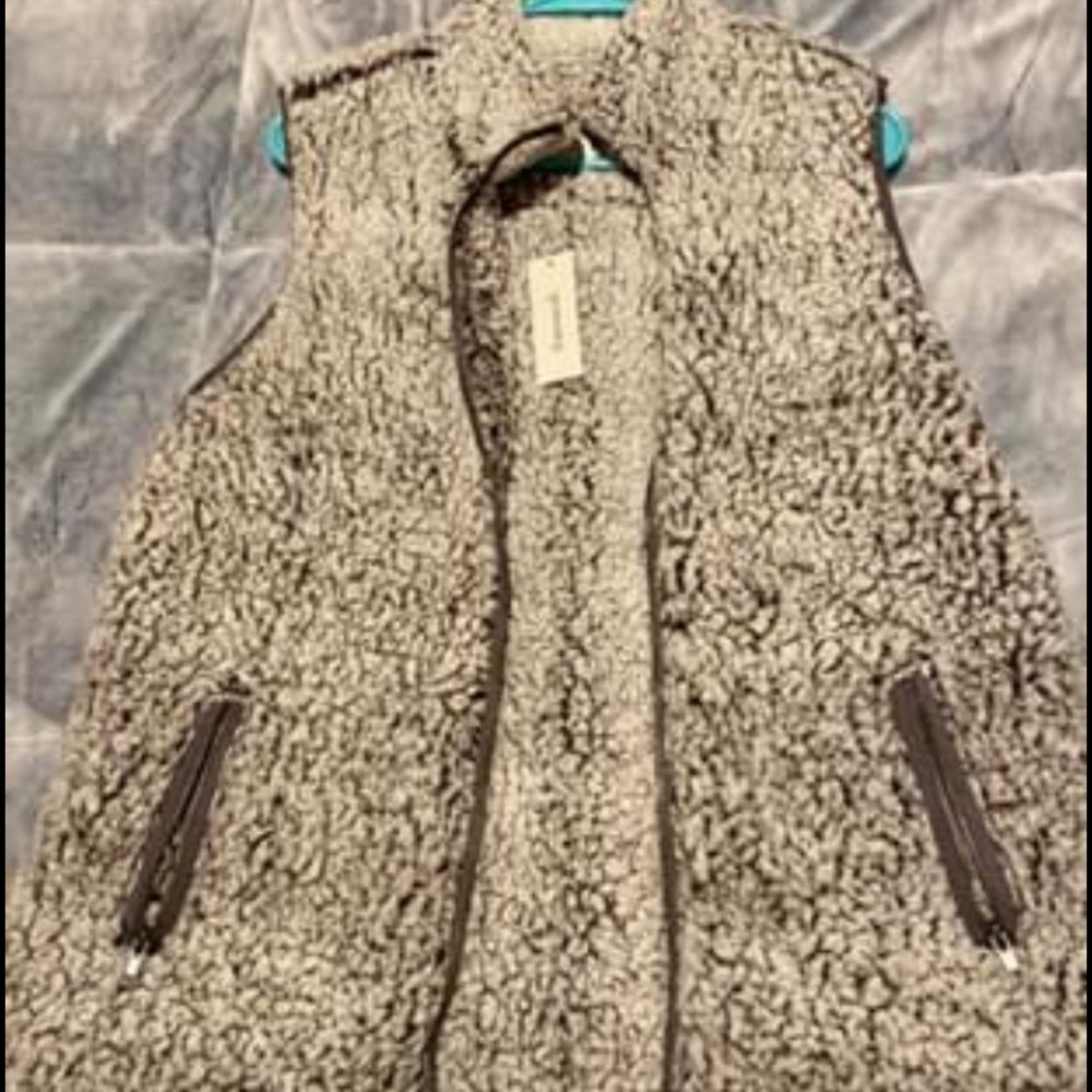 Furry vest from Francesca’s